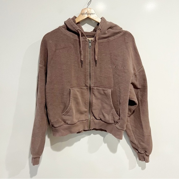 Balance Athletica Vitality Relaxed Fit Zip Up Hoodie Sweatshirt - Picture 6 of 6